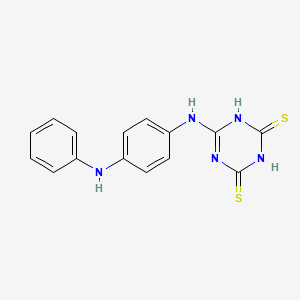 6-(4-Anilinoanilino)-1,3,5-triazine-2,4(1H,3H)-dithione