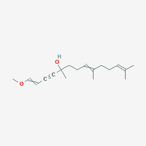 1-Methoxy-5,9,13-trimethyltetradeca-1,8,12-trien-3-YN-5-OL