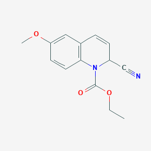 ethyl 2-cyano-6-methoxy-2H-quinoline-1-carboxylate