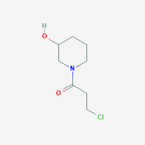 3-Chloro-1-(3-hydroxypiperidin-1-yl)propan-1-one