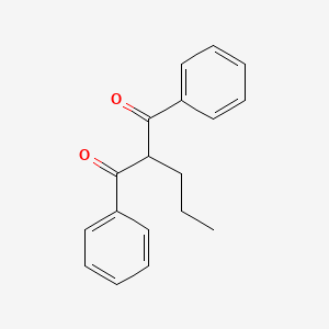 molecular formula C18H18O2 B14613502 1,3-Diphenyl-2-propylpropane-1,3-dione CAS No. 59875-95-5