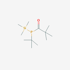 1-[tert-Butyl(trimethylsilyl)phosphanyl]-2,2-dimethylpropan-1-one