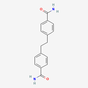 molecular formula C16H16N2O2 B14613528 4,4'-(Ethane-1,2-diyl)dibenzamide CAS No. 60525-39-5