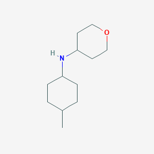 molecular formula C12H23NO B1461357 N-(4-methylcyclohexyl)oxan-4-amine CAS No. 1592575-28-4