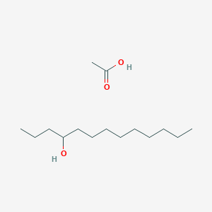 Acetic acid;tridecan-4-ol