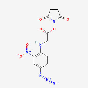 2,5-Dioxopyrrolidin-1-yl N-(4-azido-2-nitrophenyl)glycinate