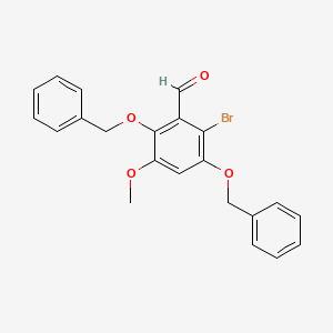 2,5-Bis(benzyloxy)-6-bromo-3-methoxybenzaldehyde