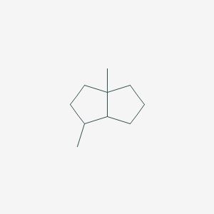 molecular formula C10H18 B14613609 1,3a-Dimethyloctahydropentalene CAS No. 60329-18-2