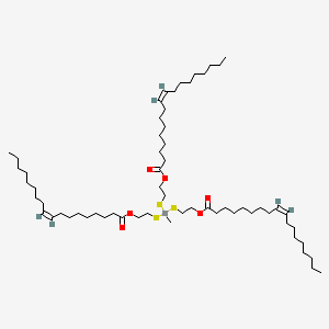 molecular formula C61H114O6S3Sn B14613617 (Methylstannylidyne)tris(thioethylene) trioleate CAS No. 59118-79-5