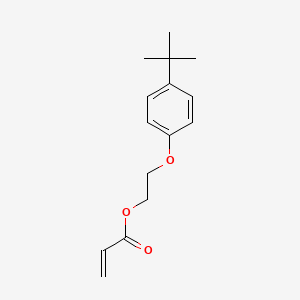 molecular formula C15H20O3 B14613629 2-(4-Tert-butylphenoxy)ethyl prop-2-enoate CAS No. 58256-32-9