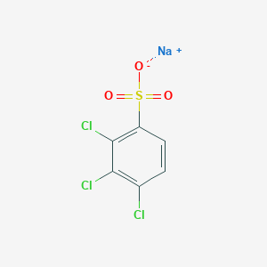 molecular formula C6H2Cl3NaO3S B14613689 Sodium 2,3,4-trichlorobenzene-1-sulfonate CAS No. 57004-41-8