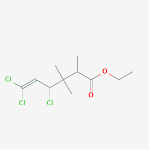 Ethyl 4,6,6-trichloro-2,3,3-trimethylhex-5-enoate