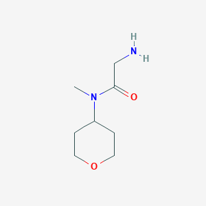 molecular formula C8H16N2O2 B1461376 2-amino-N-methyl-N-(oxan-4-yl)acetamide CAS No. 919280-74-3