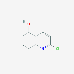 molecular formula C9H10ClNO B1461380 2-Chloro-5,6,7,8-tetrahydroquinolin-5-ol CAS No. 501917-22-2