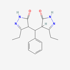 4,4'-(Phenylmethylene)bis(5-ethyl-2,4-dihydro-3H-pyrazol-3-one)