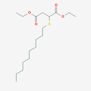 Diethyl 2-(decylsulfanyl)butanedioate