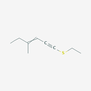 1-(Ethylsulfanyl)-4-methylhex-3-en-1-yne