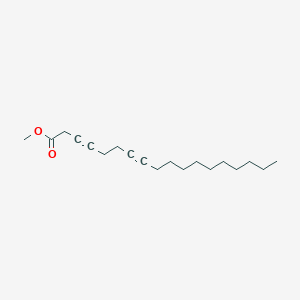 molecular formula C19H30O2 B14613867 Methyl octadeca-3,7-diynoate CAS No. 58443-96-2