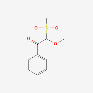 2-(Methanesulfonyl)-2-methoxy-1-phenylethan-1-one