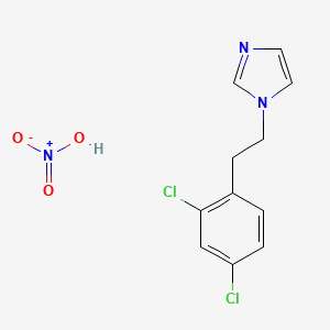 1-[2-(2,4-Dichlorophenyl)ethyl]imidazole;nitric acid