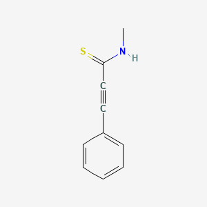 molecular formula C10H9NS B14613892 N-Methyl-3-phenylprop-2-ynethioamide CAS No. 56950-82-4