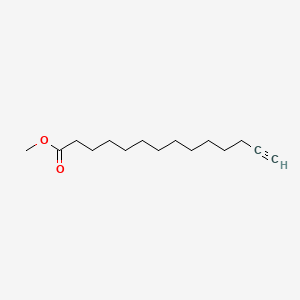 molecular formula C15H26O2 B14613912 13-Tetradecynoic acid, methyl ester CAS No. 56909-03-6