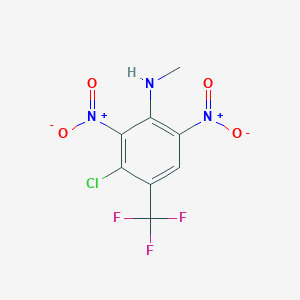 3-Chloro-N-methyl-2,6-dinitro-4-(trifluoromethyl)aniline