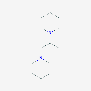 1-(1-Piperidin-1-ylpropan-2-yl)piperidine