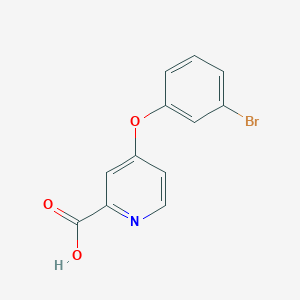 molecular formula C12H8BrNO3 B1461394 4-(3-Bromophenoxy)pyridine-2-carboxylic acid CAS No. 1152529-06-0