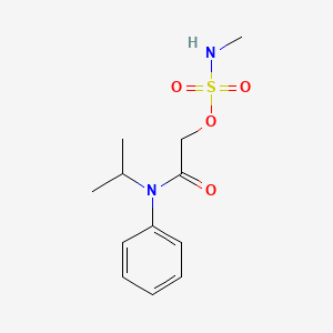 2-Oxo-2-[phenyl(propan-2-yl)amino]ethyl methylsulfamate