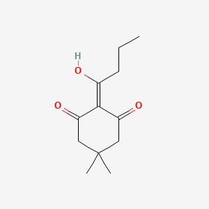 2-Cyclohexen-1-one, 3-hydroxy-5,5-dimethyl-2-(1-oxobutyl)-