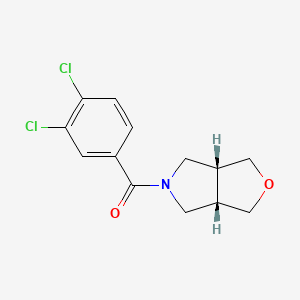 (3,4-Dichlorophenyl)[(3aR,6aS)-tetrahydro-1H-furo[3,4-c]pyrrol-5(3H)-yl]methanone