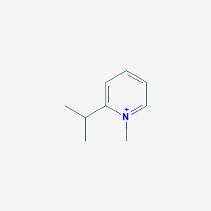 molecular formula C9H14N+ B14614025 Pyridinium, 1-methyl-2-(1-methylethyl)- CAS No. 59655-68-4