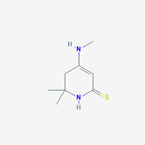 6,6-Dimethyl-4-(methylamino)-5,6-dihydropyridine-2(1H)-thione