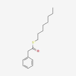 molecular formula C16H24OS B14614038 S-Octyl phenylethanethioate CAS No. 56986-78-8