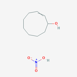 Nitric acid--cyclonon-2-en-1-ol (1/1)