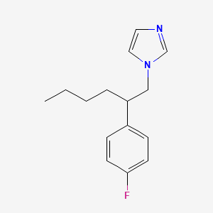 1H-Imidazole, 1-[2-(4-fluorophenyl)hexyl]-