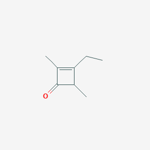 3-Ethyl-2,4-dimethylcyclobut-2-en-1-one