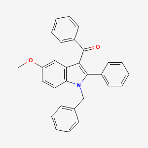 Methanone, [5-methoxy-2-phenyl-1-(phenylmethyl)-1H-indol-3-yl]phenyl-