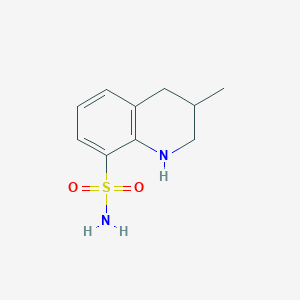 molecular formula C10H14N2O2S B1461420 3-Methyl-1,2,3,4-tetrahydroquinoline-8-sulfonamide CAS No. 1087784-54-0