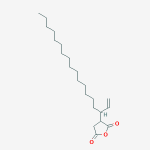 molecular formula C22H38O3 B14614223 3-(Octadec-1-EN-3-YL)oxolane-2,5-dione CAS No. 56934-12-4