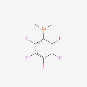 Pentafluorophenyldimethylarsine