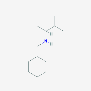 molecular formula C12H25N B1461423 (Cyclohexylmethyl)(3-methylbutan-2-yl)amine CAS No. 1040017-88-6