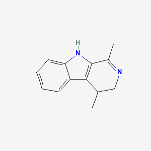 3H-Pyrido[3,4-b]indole, 4,9-dihydro-1,4-dimethyl-