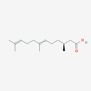 (3S)-3,7,11-Trimethyldodeca-6,10-dienoic acid