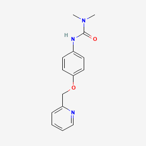 N,N-Dimethyl-N'-{4-[(pyridin-2-yl)methoxy]phenyl}urea