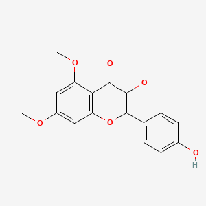 2-(4-Hydroxyphenyl)-3,5,7-trimethoxy-4H-1-benzopyran-4-one