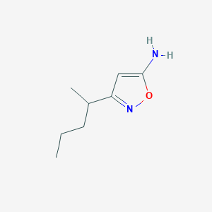 3-(Pentan-2-YL)-1,2-oxazol-5-amine