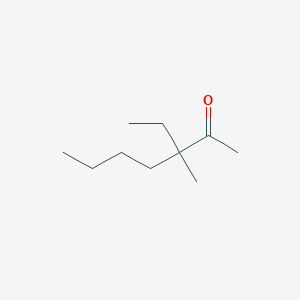 molecular formula C10H20O B14614291 3-Ethyl-3-methylheptan-2-one CAS No. 58766-08-8