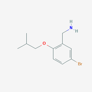 5-Bromo-2-isobutoxybenzylamine